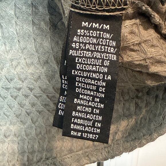 DRL Essentials Button Up Long Sleeve Thick Mens Size Medium Moss Green NWT - Picture 6 of 8